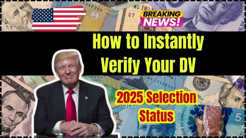 How to Instantly Verify Your DV-2025 Selection Status