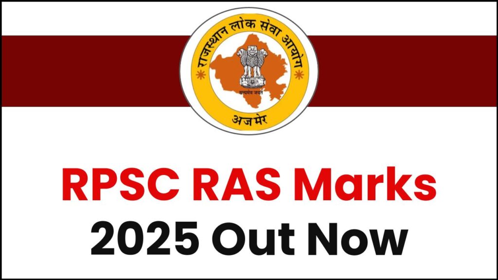 RPSC RAS 2024 Pre Result with Marks  Out Now